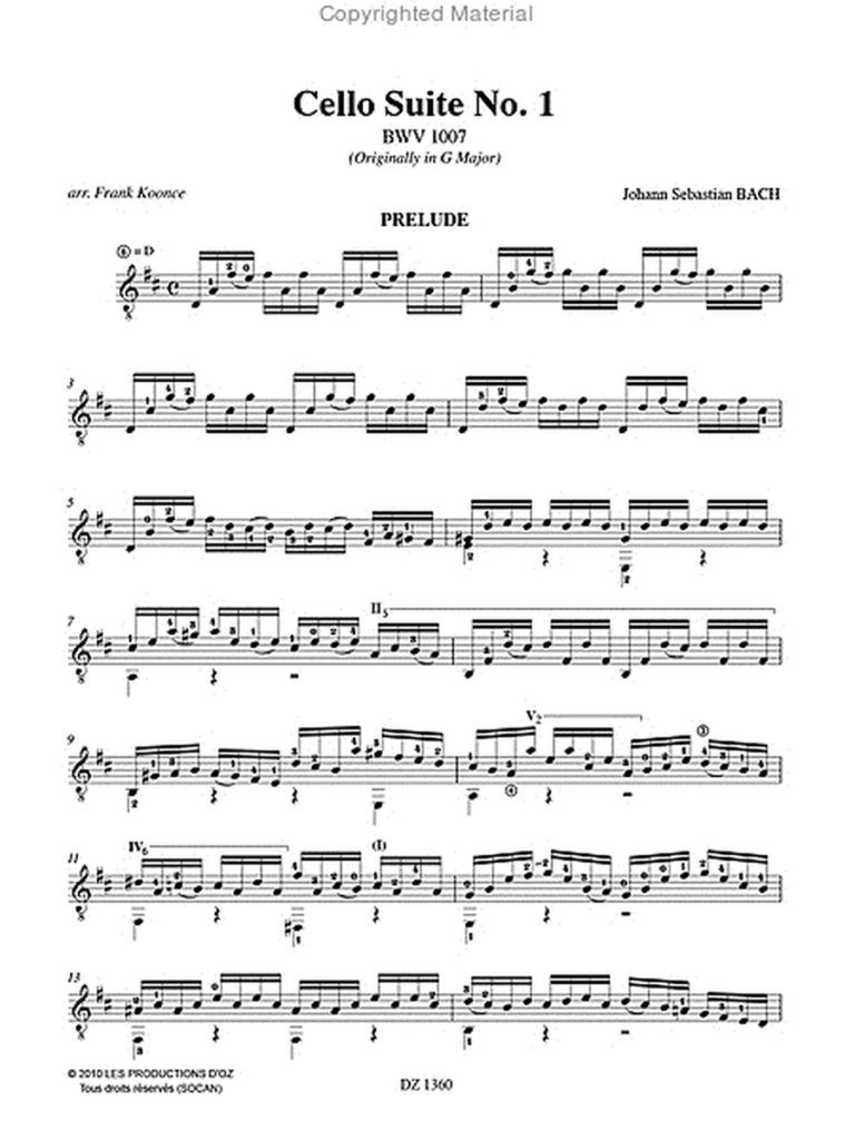 Instrument Cello Suite No.1